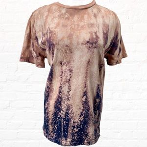 Grunge Bleach Tie Dye Super Soft Unisex Tee M
